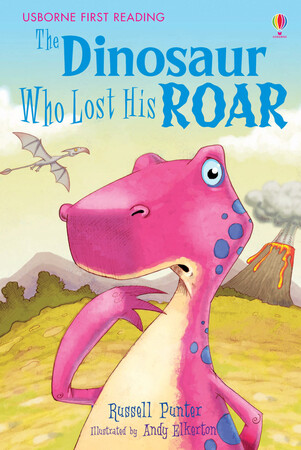 Книги про динозавров: The dinosaur who lost his roar + CD [Usborne]