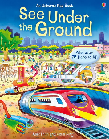 Книги для детей: See under the ground [Usborne]