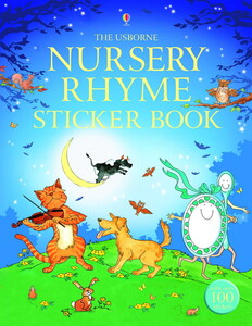 Альбомы с наклейками: Nursery rhyme sticker book [Usborne]