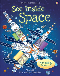 Книги для дітей: See inside space [Usborne]