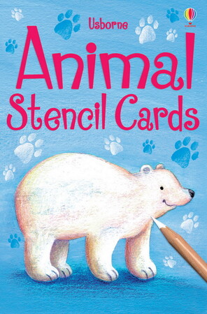 Книги про животных: Animal stencil cards
