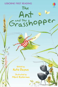 Розвивальні книги: The Ant and the Grasshopper + CD [Usborne]