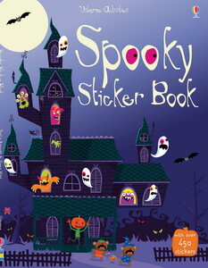 Альбомы с наклейками: Spooky sticker book [Usborne]