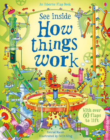 Книги для детей: See inside how things work [Usborne]
