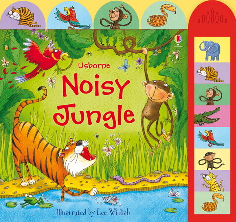 Для самых маленьких: Noisy jungle - Usborne