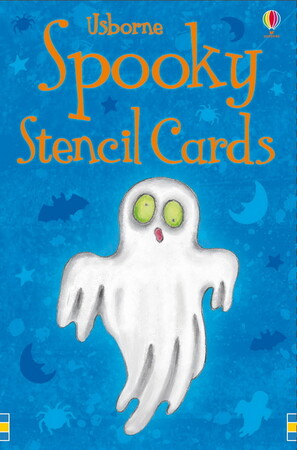 Развивающие карточки: Spooky stencil cards