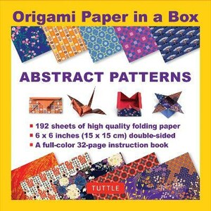 Книги для дітей: Origami Paper in a Box: Abstract Patterns (192) [Tuttle Publishing]