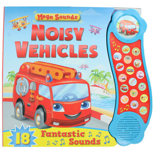 Книги для детей: Noisy Vehicles - Sound Book