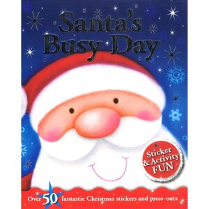 Альбоми з наклейками: Santa's busy day