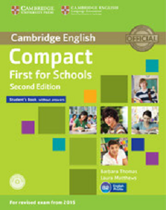 Учебные книги: Compact First for Schools 2nd Edition Student's Book without answers with CD-ROM