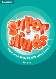 Книги для дітей: Super Minds 3-4 Tests CD-ROM