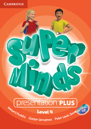 Книги для дітей: Super Minds 4 Presentation Plus DVD-ROM