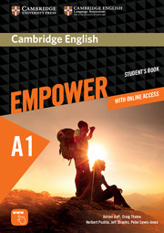 Cambridge English Empower A1 Starter SB with Online Assessment and Practice, and Online WB (97811074