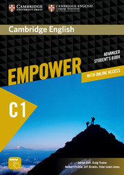 Cambridge English Empower C1 Advanced SB with Online Assessment and Practice, and Online WB (9781107