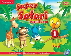 Книги для дітей: Super Safari 1 Pupil's Book with DVD-ROM (9781107476677)