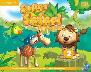 Книги для дітей: Super Safari 2 Pupil's Book with DVD-ROM