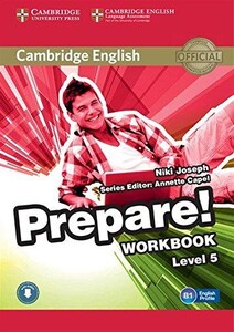 Книги для детей: Cambridge English Prepare! Level 5 WB with Downloadable Audio