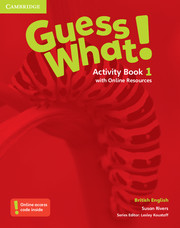 Книги для дітей: Guess What! Level 1 Activity Book with Online Resources (9781107526952)
