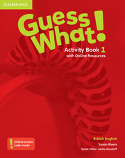 Вивчення іноземних мов: Guess What! Level 1 Activity Book with Online Resources (9781107526952)