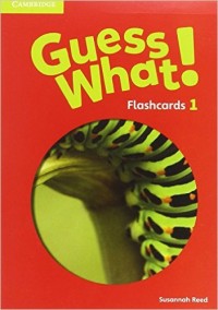 Книги для дітей: Guess What! Level 1 Flashcards (pack of 95)