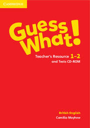 Книги для дітей: Guess What! Level 1-2 Teacher's Resource and Tests CD-ROM