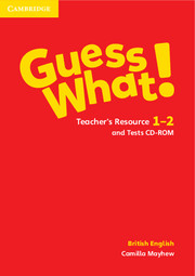 Изучение иностранных языков: Guess What! Level 1-2 Teacher's Resource and Tests CD-ROM
