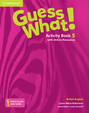 Книги для детей: Guess What! Level 5 Activity Book with Online Resources