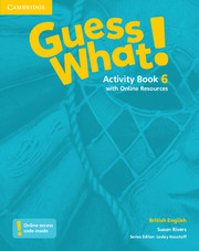 Книги для дітей: Guess What! Level 6 Activity Book with Online Resources