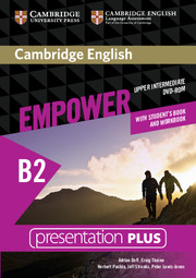 Книги для дорослих: Cambridge English Empower B2 Upper-Intermediate Presentation Plus DVD-ROM