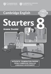 Вивчення іноземних мов: Cambridge YLE Tests 8 Starters Answer Booklet