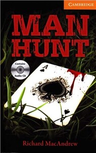 Книги для дорослих: CER 4 Man Hunt: Book with Audio CDs (3) Pack