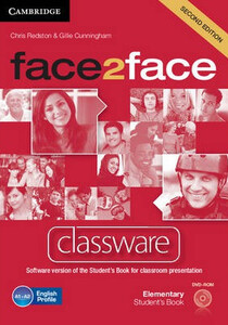 Книги для дорослих: Face2face 2nd Edition Elementary Classware DVD-ROM
