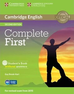 Книги для дорослих: Complete First Second edition Students book without answers with CD-ROM [Cambridge University Press]