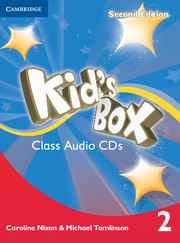 Книги для дітей: Kid's Box Second edition 2 Class Audio CDs (4)