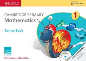 Навчання лічбі та математиці: Cambridge Primary Mathematics 1 Games Book with CD-ROM