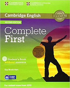 Иностранные языки: Complete First Second edition Students Book Pack (Students Book w/o Answers+CD-ROM, Workbook w/o Ans
