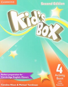 Книги для дітей: Kid's Box Second edition 4 Activity Book with Online Resources