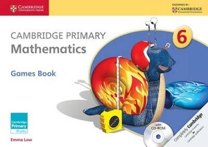 Розвивальні книги: Cambridge Primary Mathematics 6 Games Book with CD-ROM