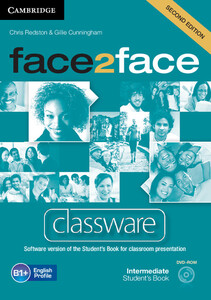 Іноземні мови: Face2face 2nd Edition Intermediate Classware DVD-ROM