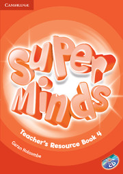 Книги для дітей: Super Minds 4 Teacher's Resource Book with Audio CD