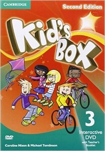 Книги для дітей: Kid's Box Second edition 3 Interactive DVD (NTSC) with Teacher's Booklet