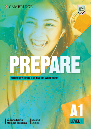 Иностранные языки: Cambridge English Prepare! 2nd Edition Level 1 Students book with Online Workbook, Companion UA