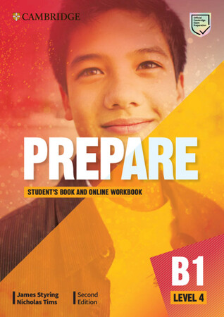 Иностранные языки: Cambridge English Prepare! 2nd Edition Level 4 Students book with Online Workbook including Companio