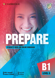 Иностранные языки: Cambridge English Prepare! 2nd Edition Level 5 Students book with Online Workbook including Companio