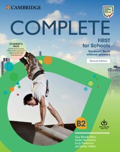 Complete First for Schools 2 Ed Student's Pack (Students book w/o Answers with Online Practice and W