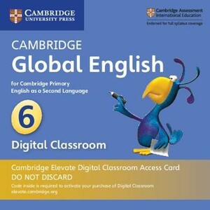 Книги для дітей: Cambridge Global English 6 Cambridge Elevate Digital Classroom Access Card (1 Year)