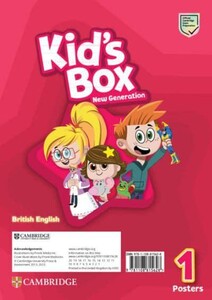 Підбірка книг: Kid's Box New Generation Level 1 Posters (12)