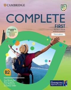 Complete First Third edition Student's Book Pack (Student's Book w/o Answers, WB w/o Answers with Do