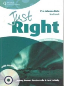 Книги для взрослых: Just Right 2nd Edition Pre-Intermediate Workbook without Key + CD