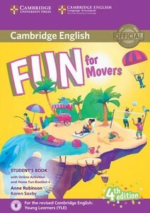 Изучение иностранных языков: Fun for 4th Edition Movers Student's Book with Online Activities with Audio and Home Fun Booklet 4